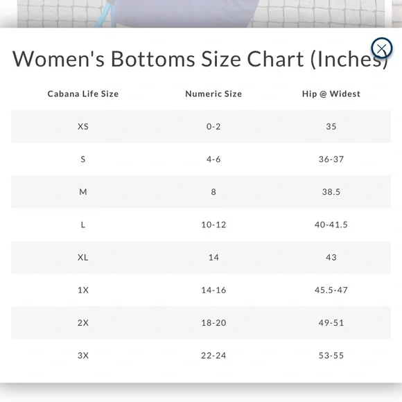 Cabana Life Skort Navy 15", Medium - Picture 12 of 12